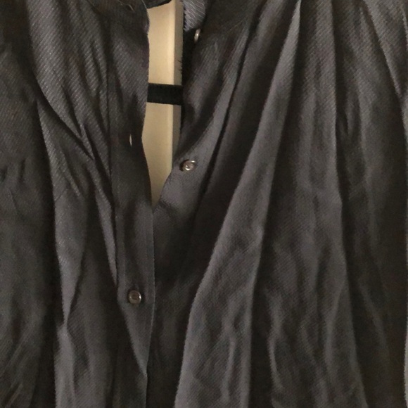 Helmut Lang sleeveless button down with open back - Picture 2 of 6